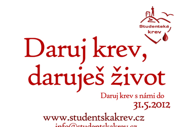 Daruj studentskou krev